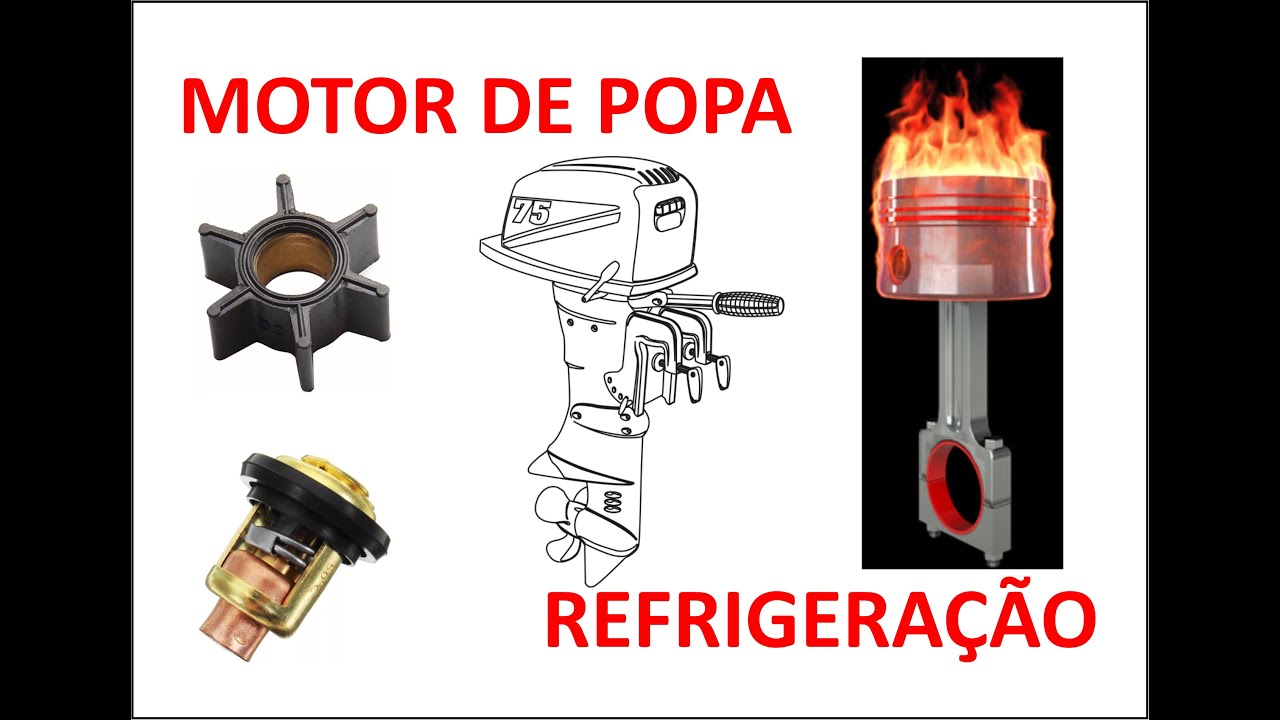 DTS - Motor de Popa - Refrigeração, motor ferve jogando água - Dicas e Defeitos