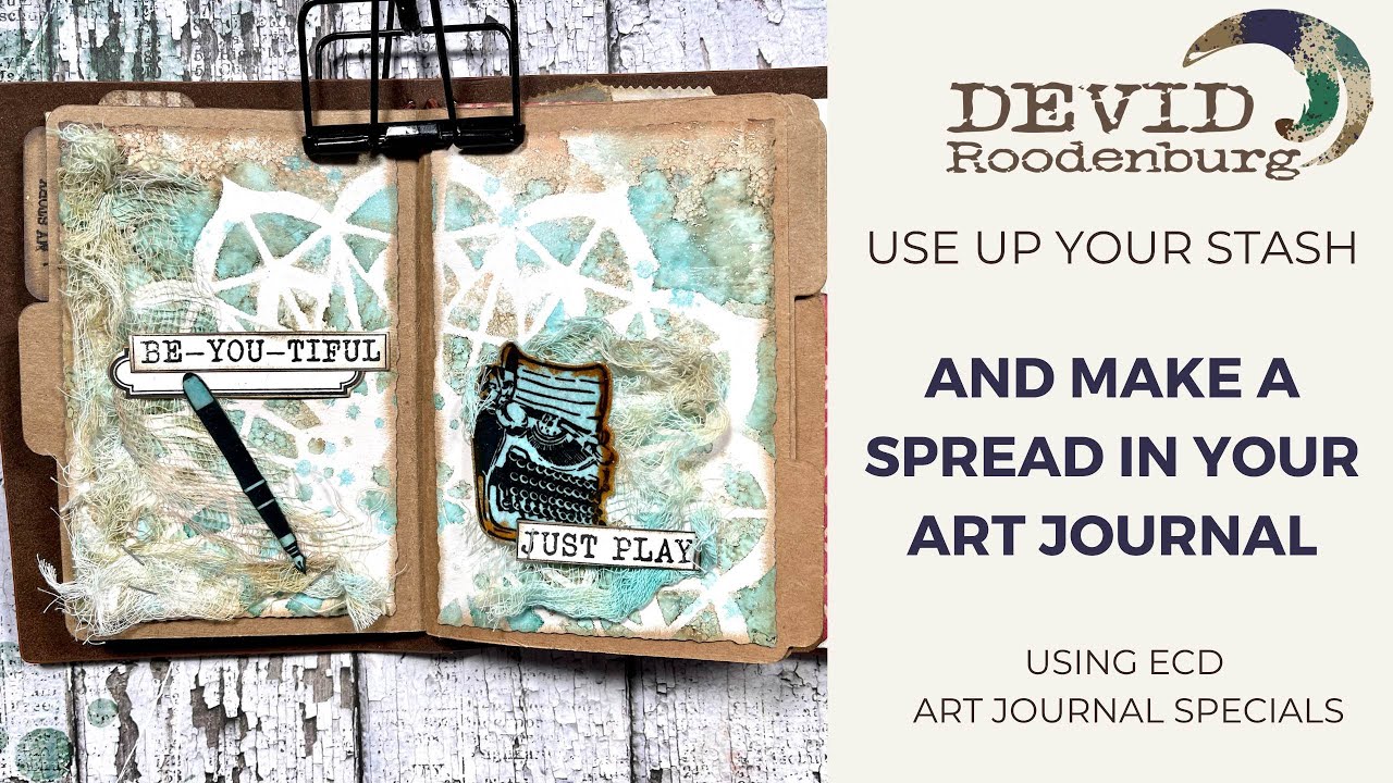 Use up your stash! and make some pages in your journal