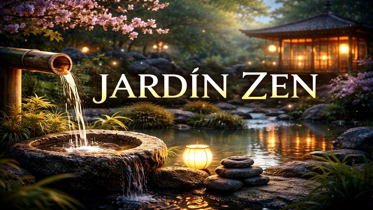 Jardin zen concentración meditación