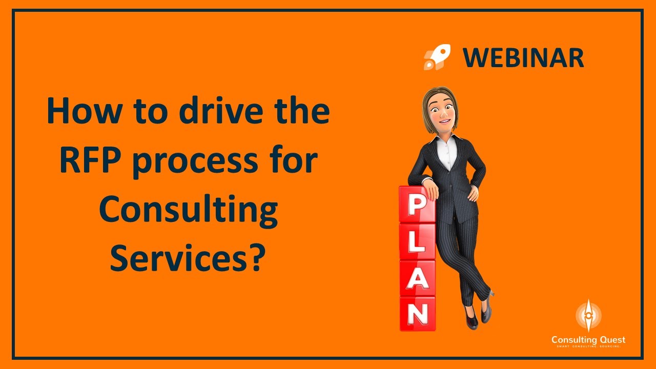 How to drive the RFP process for consulting services?