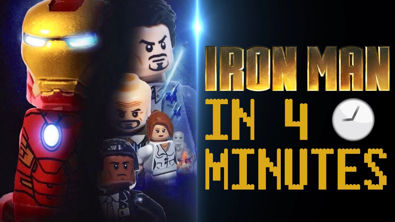 MARVELS Iron Man In 4 Minutes [LEGO STOP MOTION]