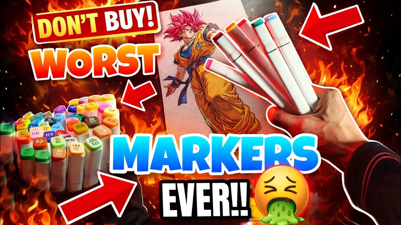 Never Purchase these MARKERS / Worst Markers Ever!🤮🤮