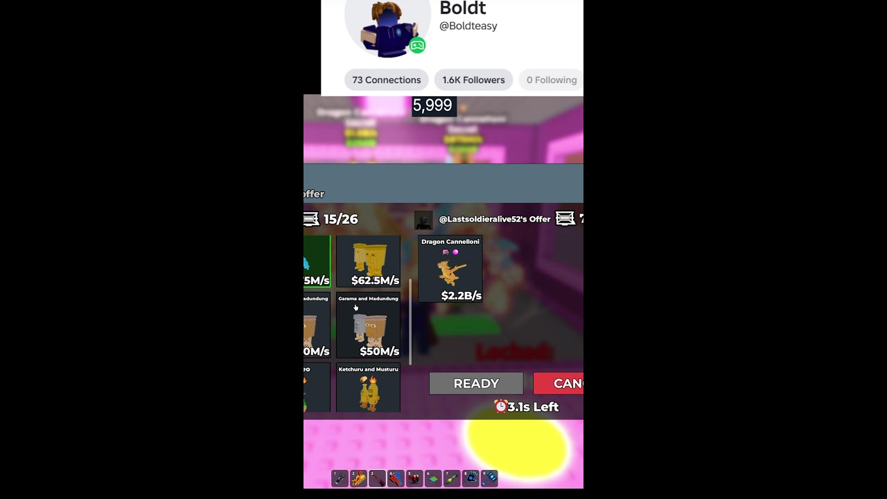 LOOKING FOR 3 DRAGS Steal A Brainrot! #StealABrainrot #trading #trusted