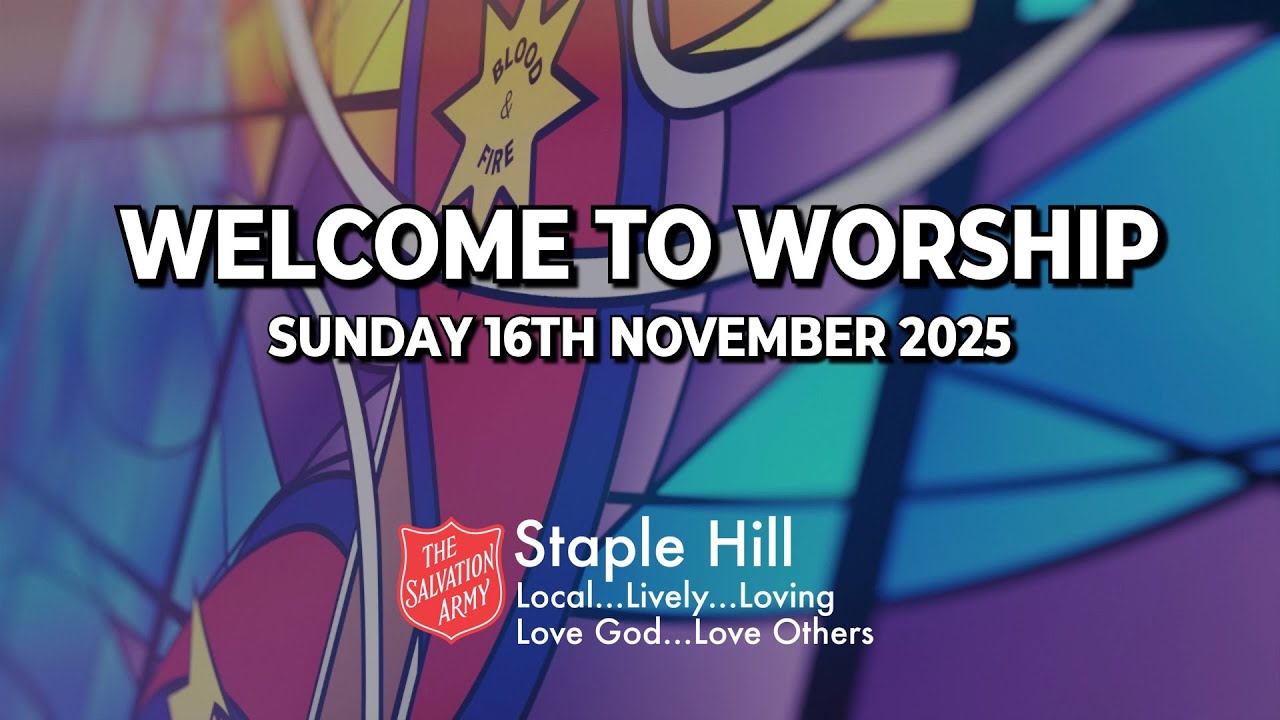 Sunday morning worship with The Salvation Army Staple Hill - 16th November 2025