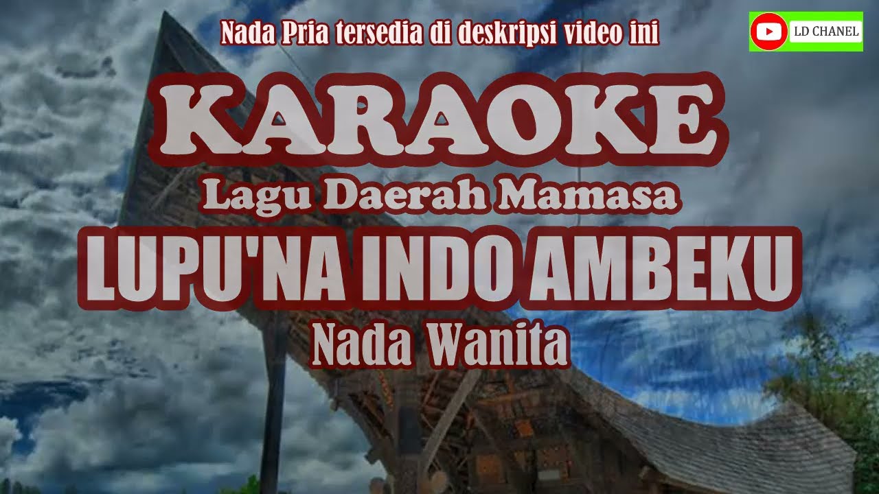 Karaoke LUPU'NA INDO AMBEKU_Nada Wanita