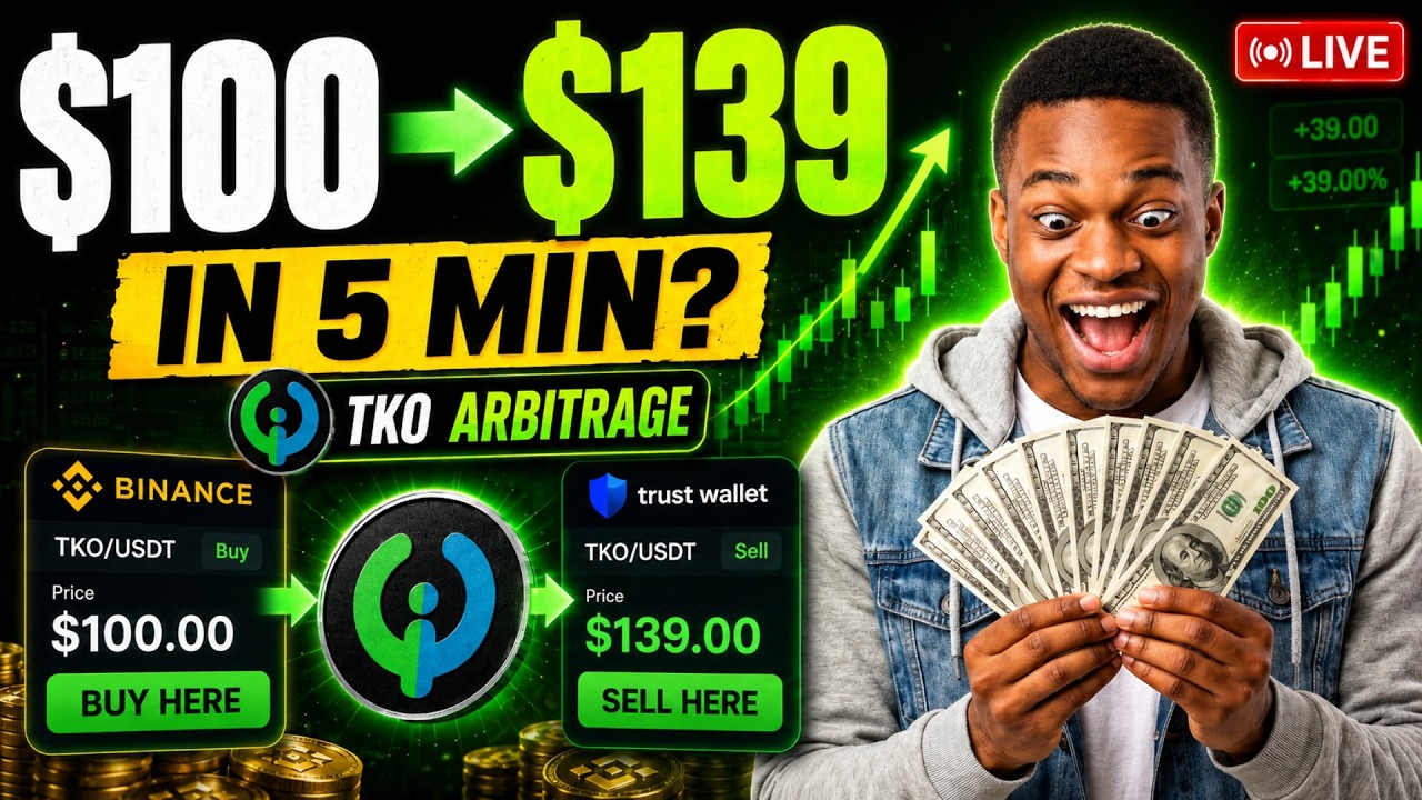 I Turned $100 Into $139 In 5 Minutes | Crypto Arbitrage With Binance & USDT (2026)