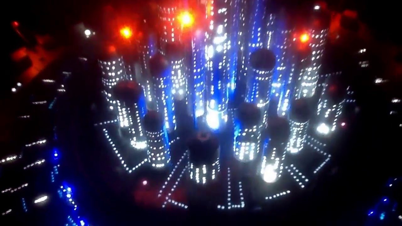 Close encounter of the third kind mothership model in space. With over exposure effect.
