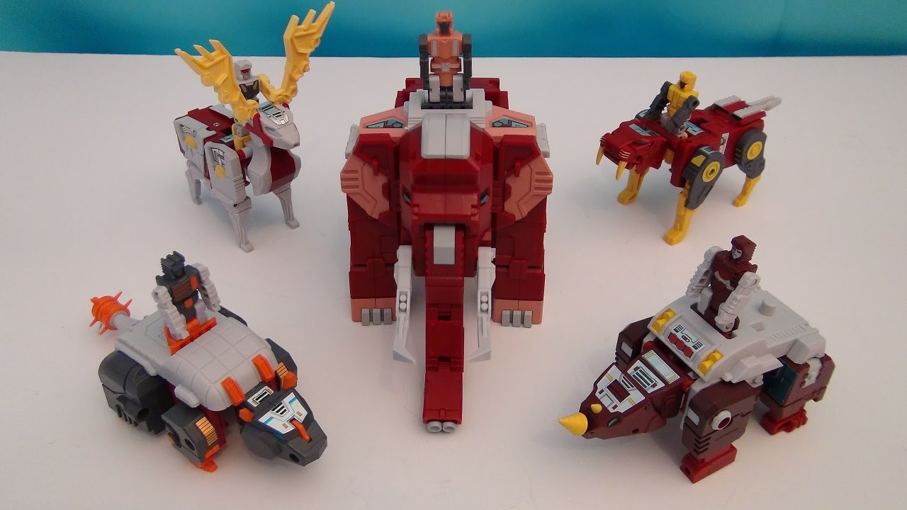 FANSPROJECT GLACIALORD TRANSFORMERS RETRO FUTURE COMBINER VIDEO TOY REVIEW