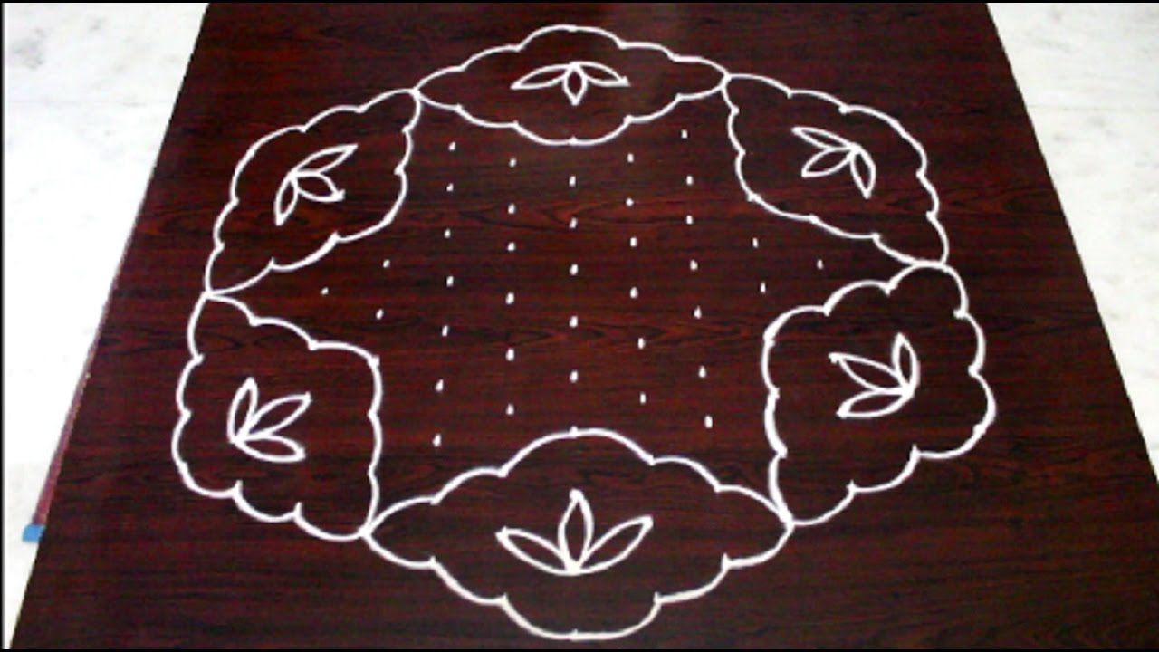 pongal kolam designs with 13x7 interlaced dots || sankranthi muggulu designs || easy rangoli designs