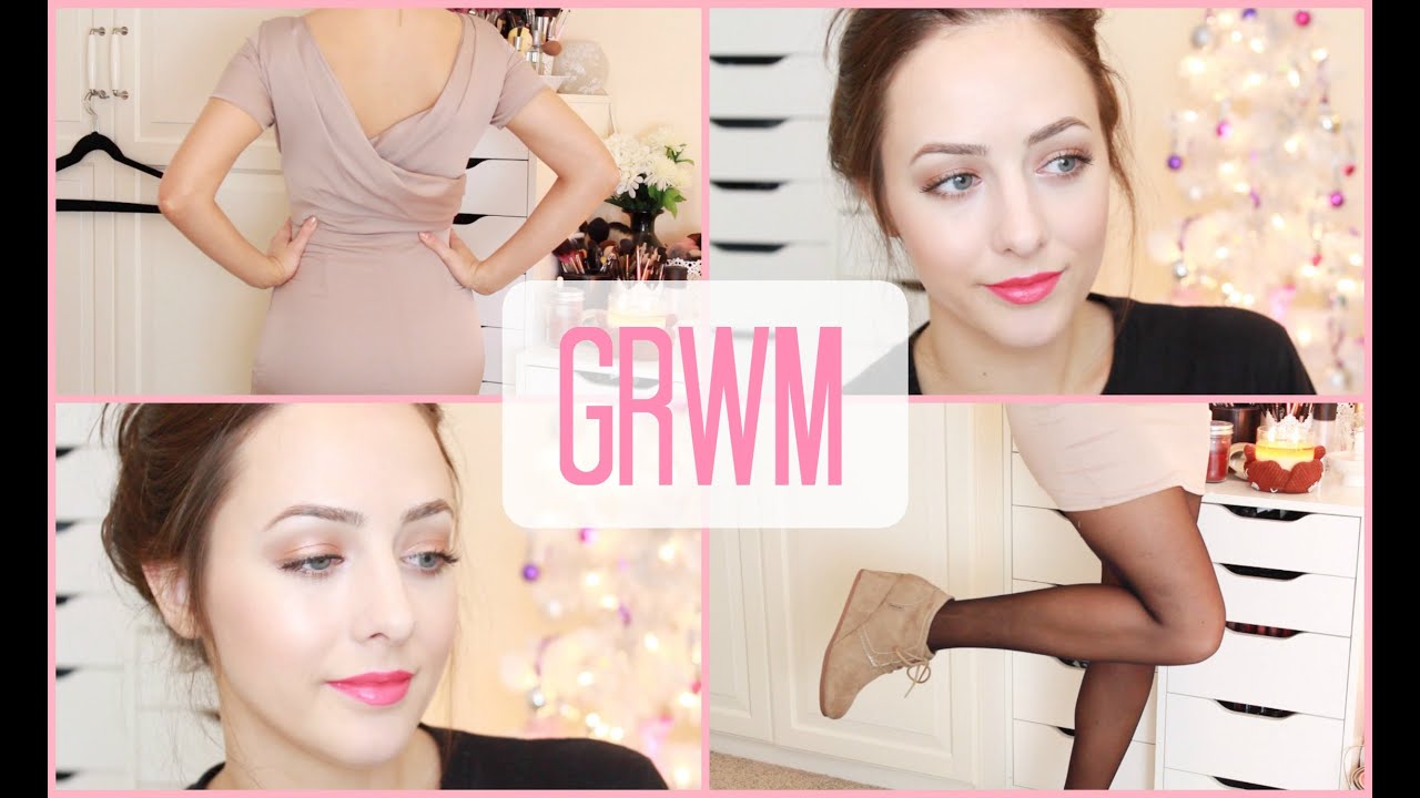 GRWM Christmas Dinner Party! | GettingPretty
