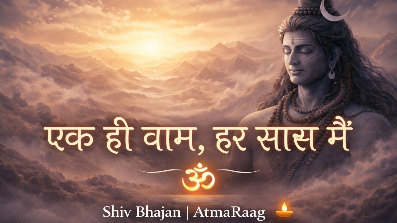🔱 Ek Hi Naam, Har Saans Mein | 🪔 Shiv Bhajan | AtmaRaag ✨