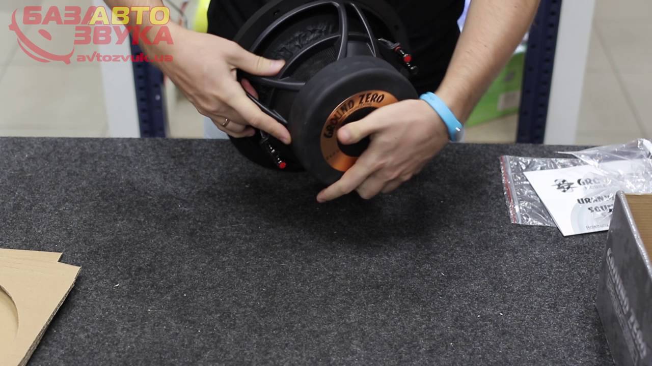 Сабвуферный динамик Ground Zero GZUW 10SQ