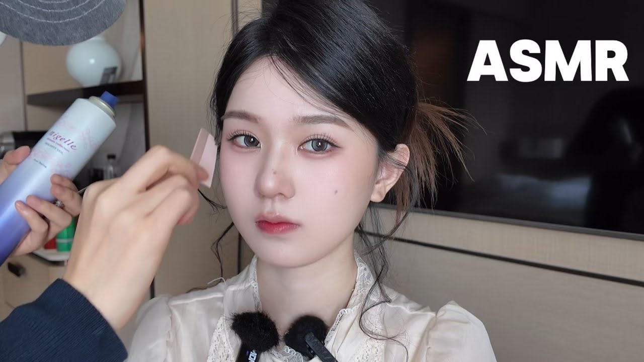 At-Home Makeup ASMR 🎧 by a Chinese Makeup Artist Studying in Korea