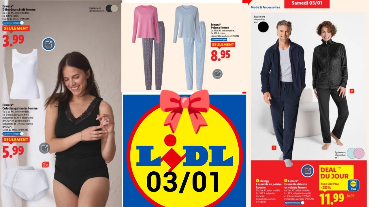 Lidl Arrivage de la Semaine 03/01 au 05/01 ✨ Cuisine Maison & D&eacute;coration  Textile ✨