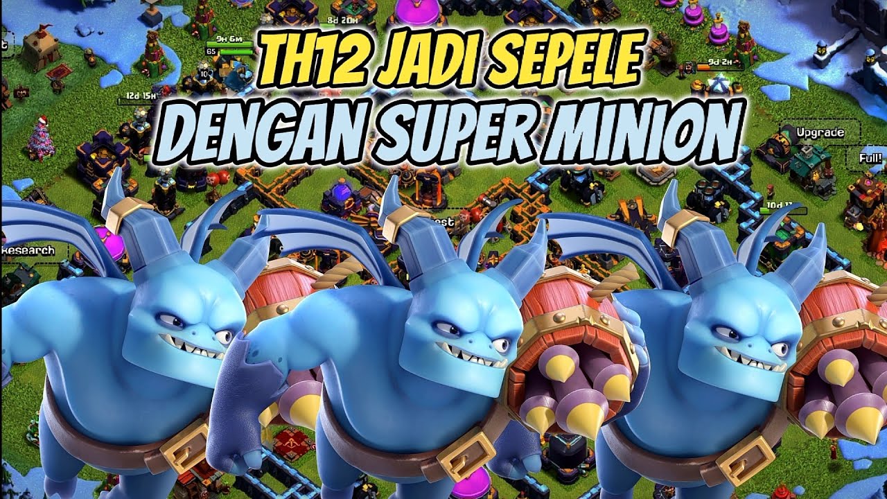 Combo Spam Termudah!!! Tebar = Rata - Clash of Clans