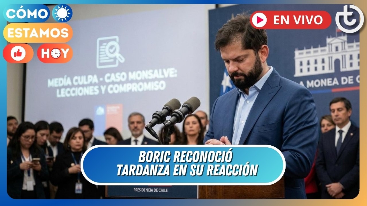 Boric hace mea culpa por rol en caso de Manuel Monsalve | Tevex oficial