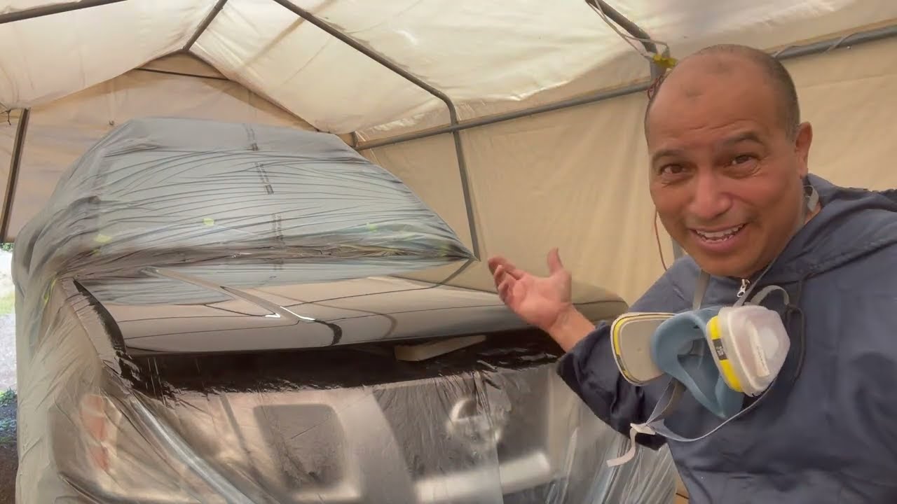 Fixing a Rock Chipped Hood // Using a Mini Mite 5