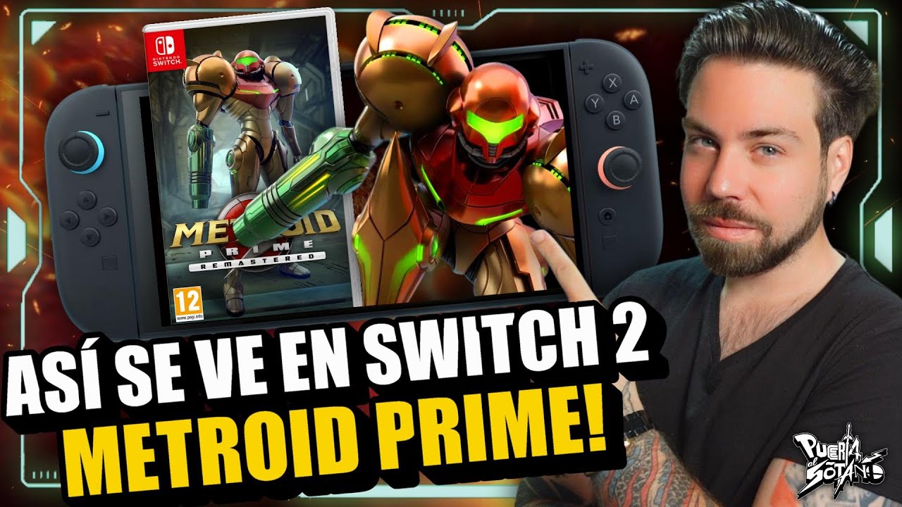 🔥Así de BIEN se ve METROID PRIME REMASTERED en NINTENDO SWITCH 2! SE VE AÚN MEJOR!?