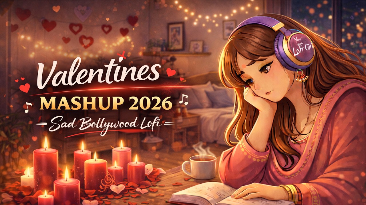 Valentine Mashup 2026 💖 | Your LoFi Girl | Bollywood Lofi | Nonstop Jukebox