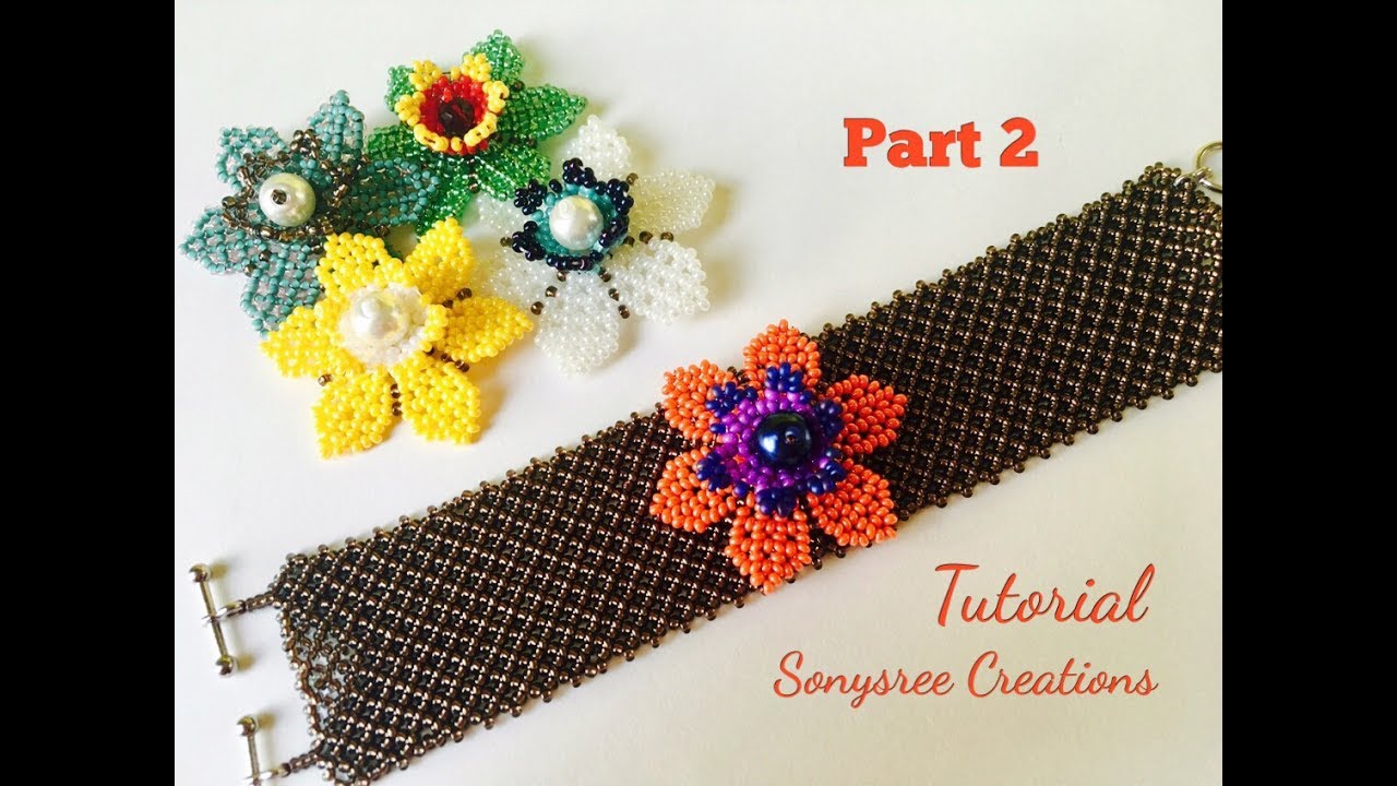 5 in 1 Summer Beaded Bracelet (Part 2) Mexican Huichol Beading 🌸🌼