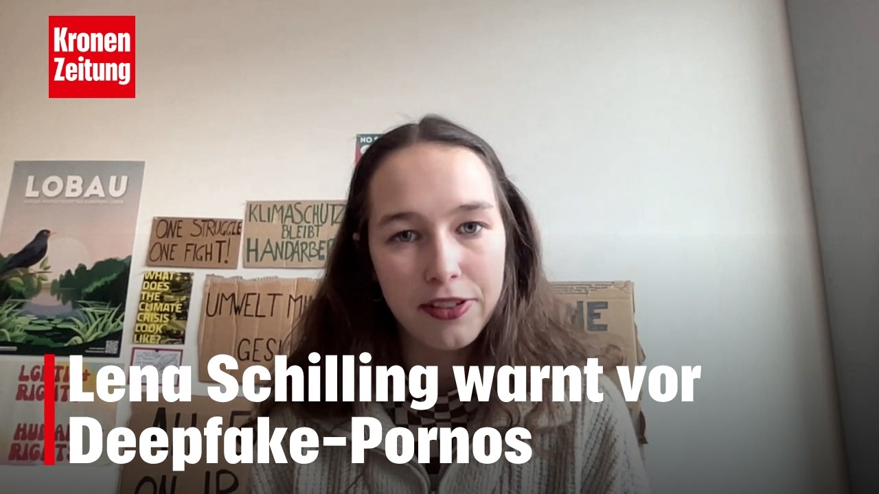 Lena Schilling warnt vor Deepfake-Pornos | krone.tv NEWS