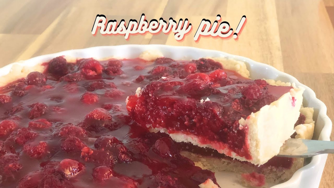 SUMMER RASPBERRY PIE RECIPE | what to do with raspberries?