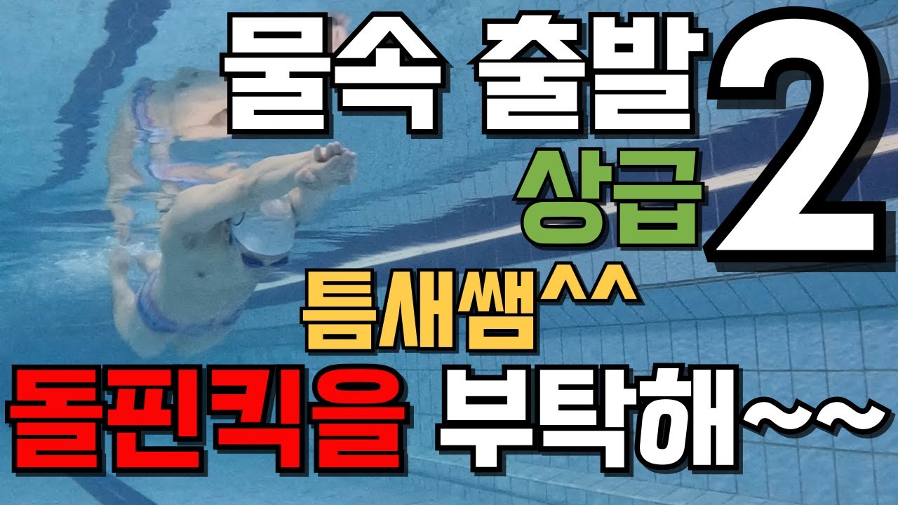 [물속출발2편- 상급] 돌핀킥을 차는데 