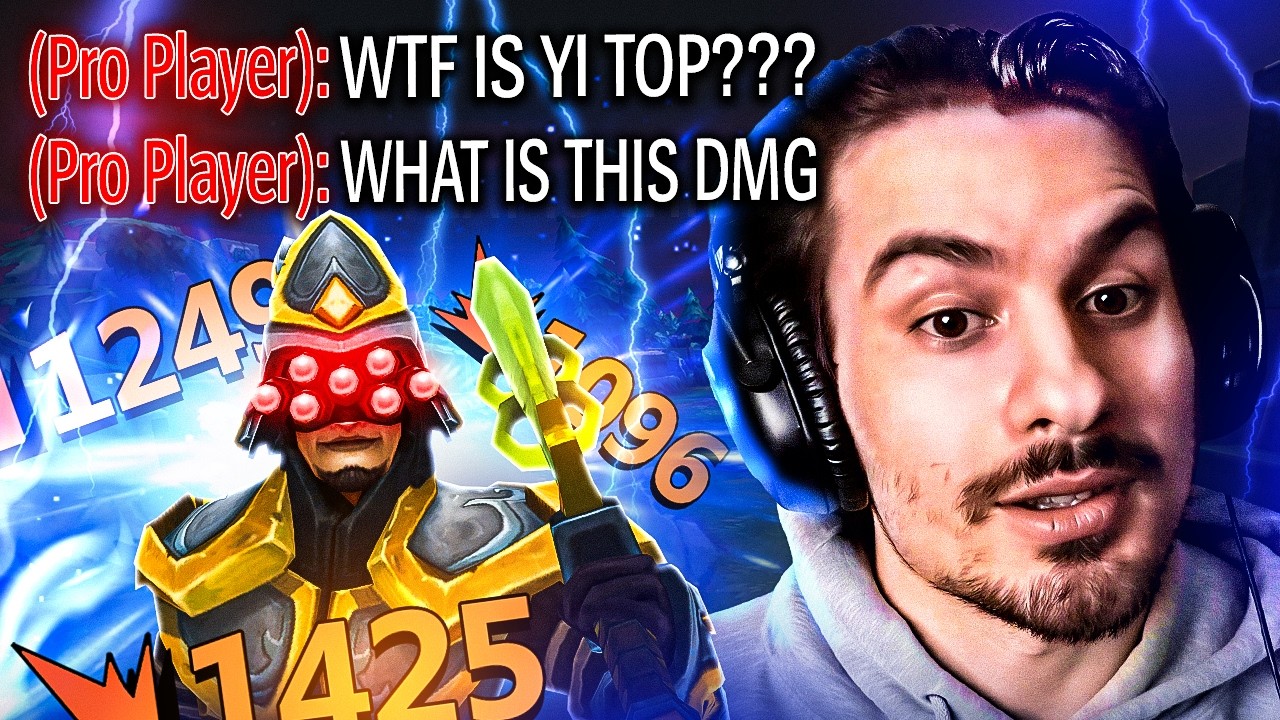 SHOWING PRO PLAYERS THE POWER OF MASTER YI TOP