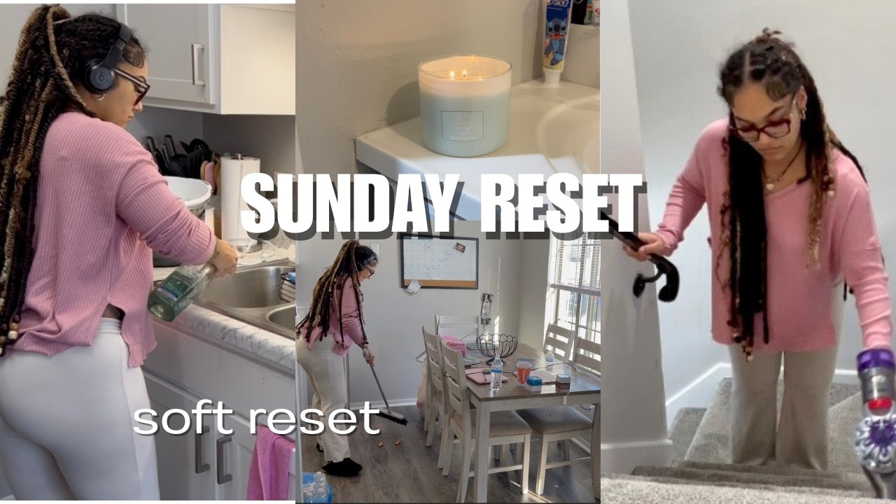 Realistic Sunday Reset | Soft Clean With Me | Mom Life