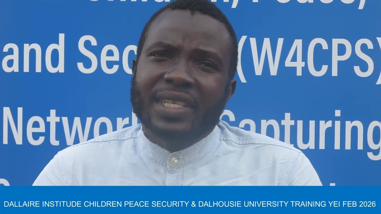 DALLAIRE INSTITUE PEACE SECURITY TRAINING YEI 2026