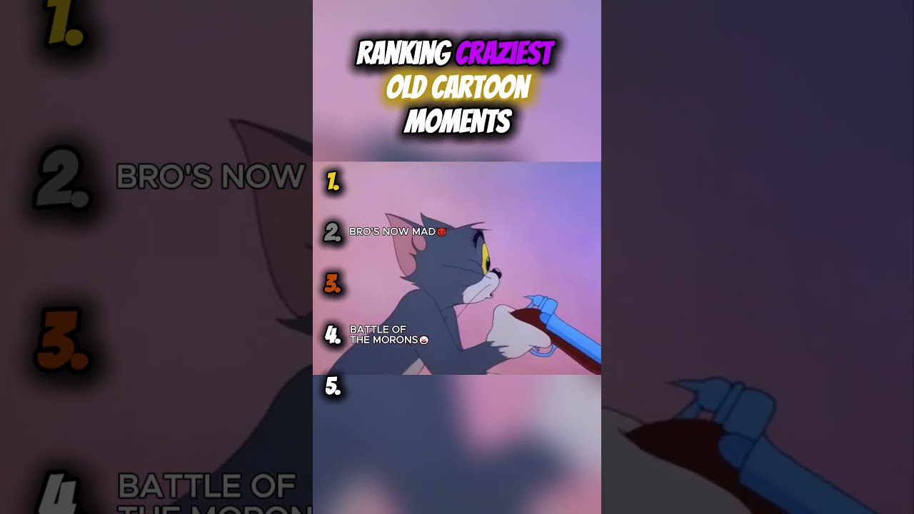 Craziest Old Cartoon Moments (Ranked!)