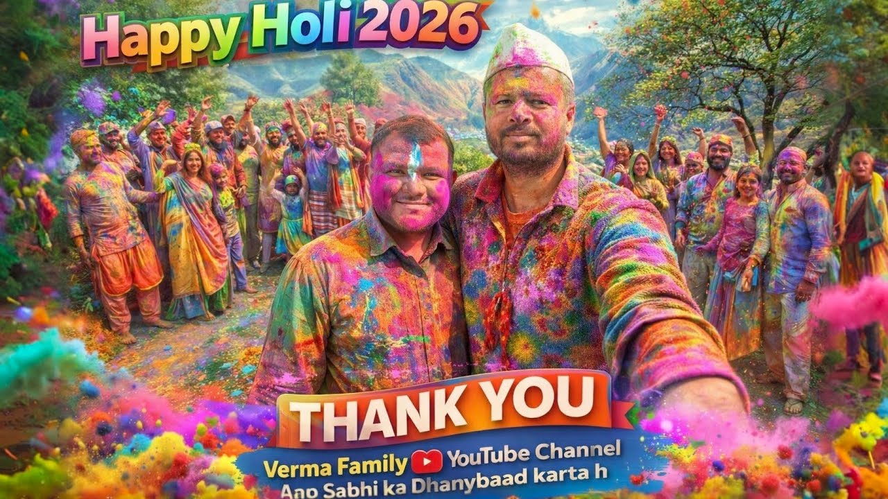 Happy Holi Walthi Samapan Day-5 Verma Family #holi #familyvlogs #2026 