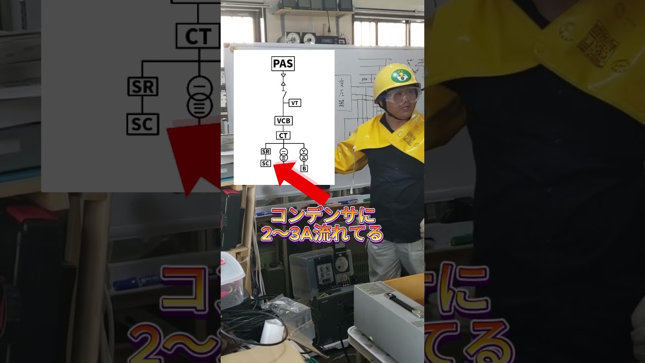 キケン！絶対にしないで！ディスコンの生切り&hellip;実際にやるとどうなるか？！ #電気主任技術者 #電験 #電気保安