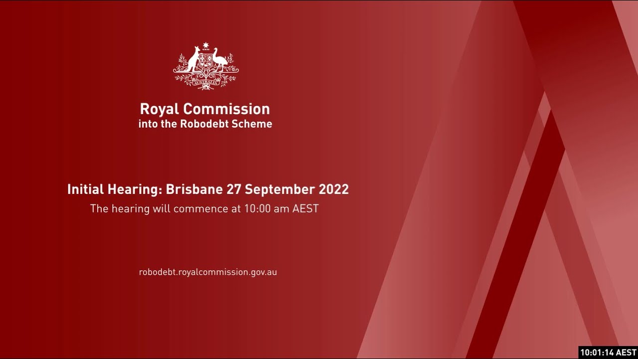 Robodebt Royal Commission Day 1 - Initial Hearing