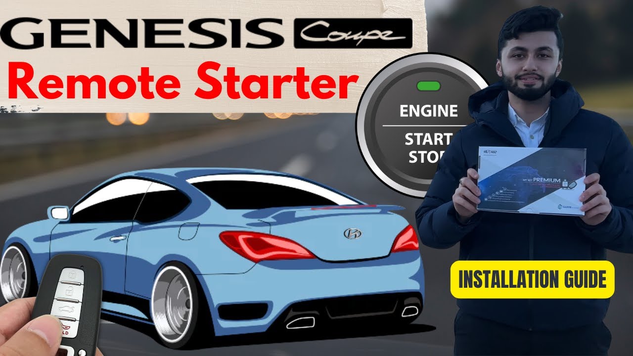 Установка оригинального брелока с дистанционным запуском для Genesis Coupe BK1, BK2 | Как установ...