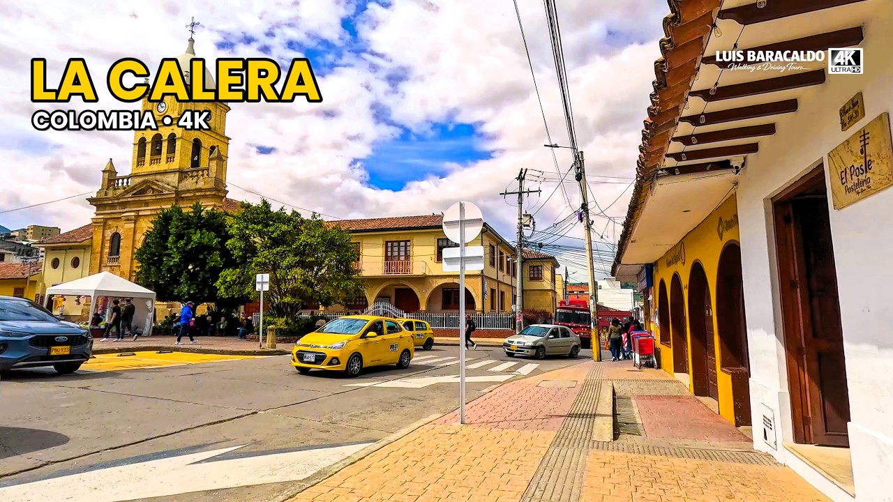 La Calera, 🇨🇴 Colombia Walking Tour, [4K Ultra HD]