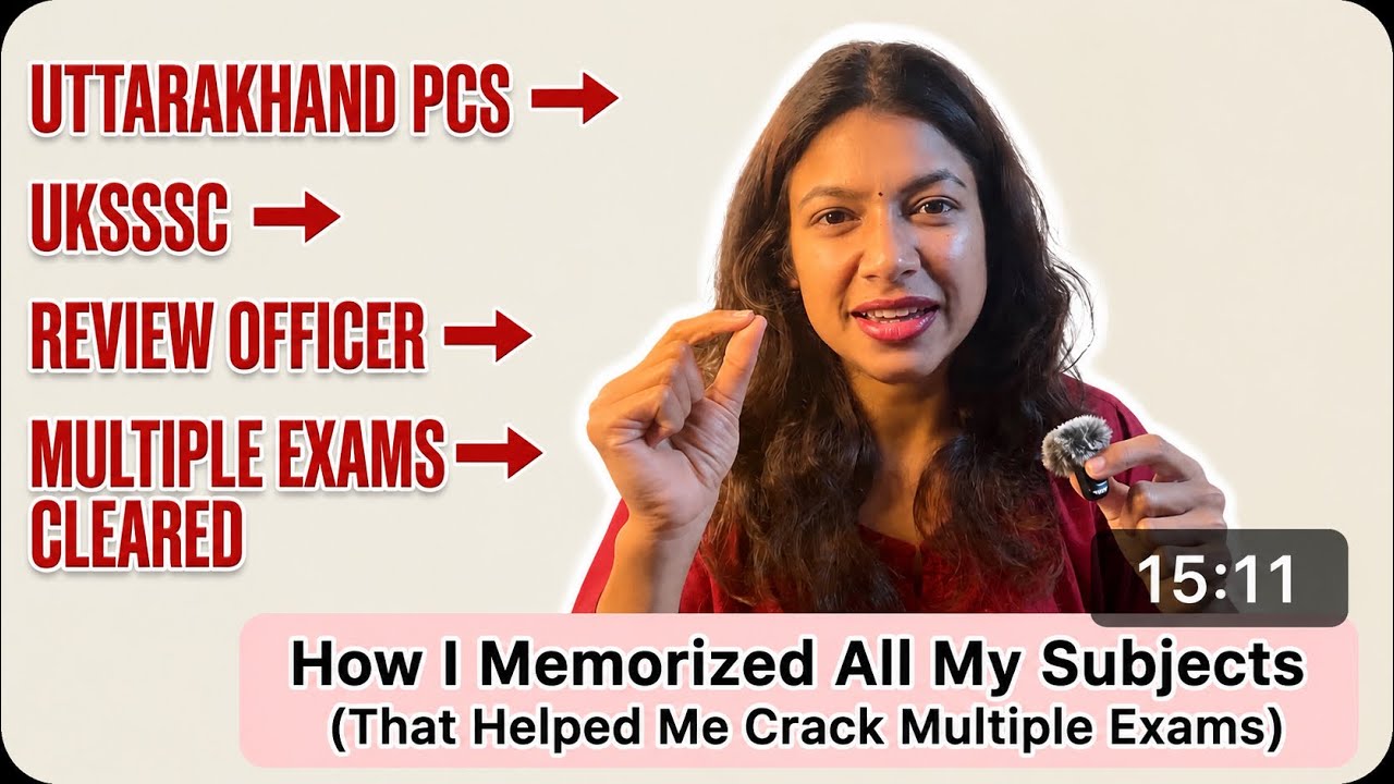 How I Remembered Everything I Studied and Cracked Multiple Exams | UKPSC, UKSSSC