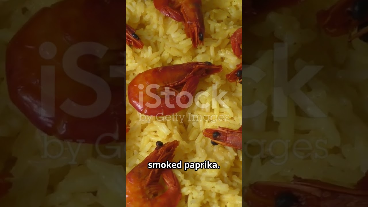 Authentic Spanish Paella #Paella #SpanishPaella #QuickRecipe #3MinuteRecipe #Saffron #OnePanMeals
