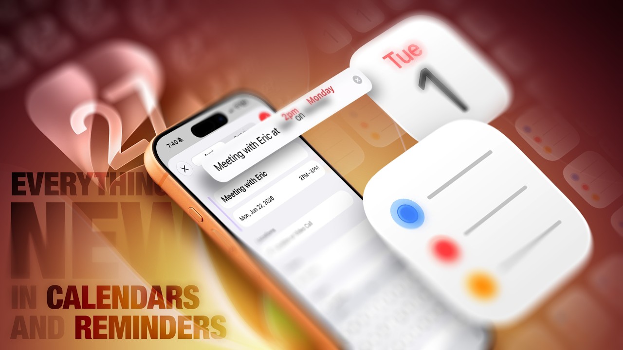 Apple Just Made Calendar & Reminders So Much Better in iOS 27
