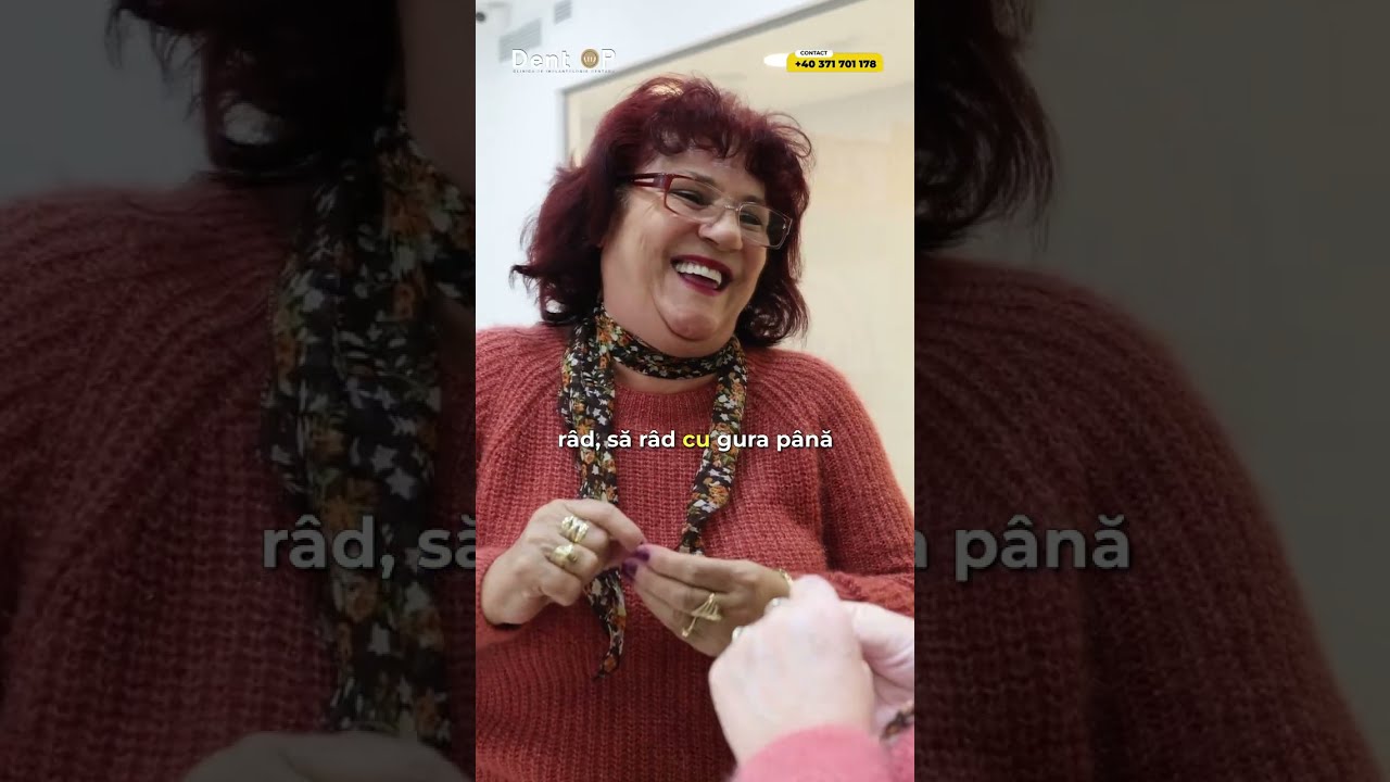 „La câtă Corega am înghițit, eu nu știu cum de mai am stomacul bun” - povestea pacientei DentOP