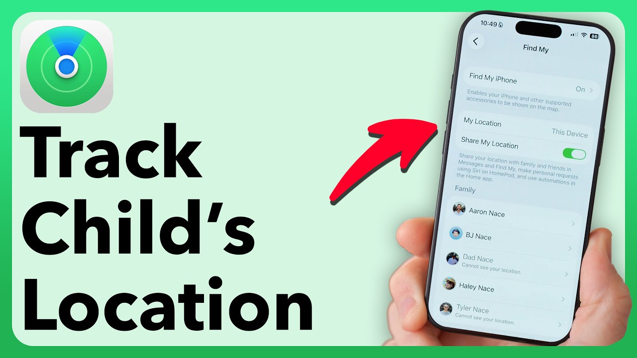 Как отследить местоположение iPhone вашего ребенка