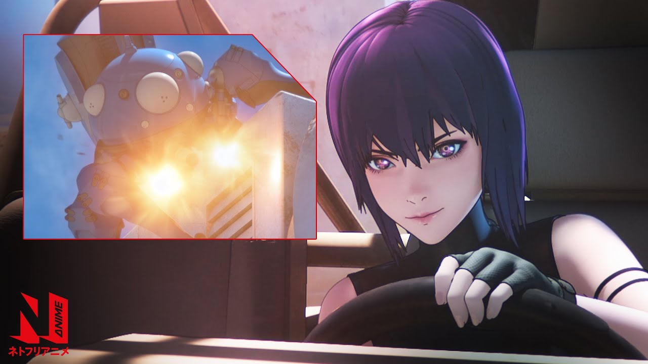 GHOST IN THE SHELL: SAC_2045 | Multi-Audio Clip: California Road Battle | Netflix Anime