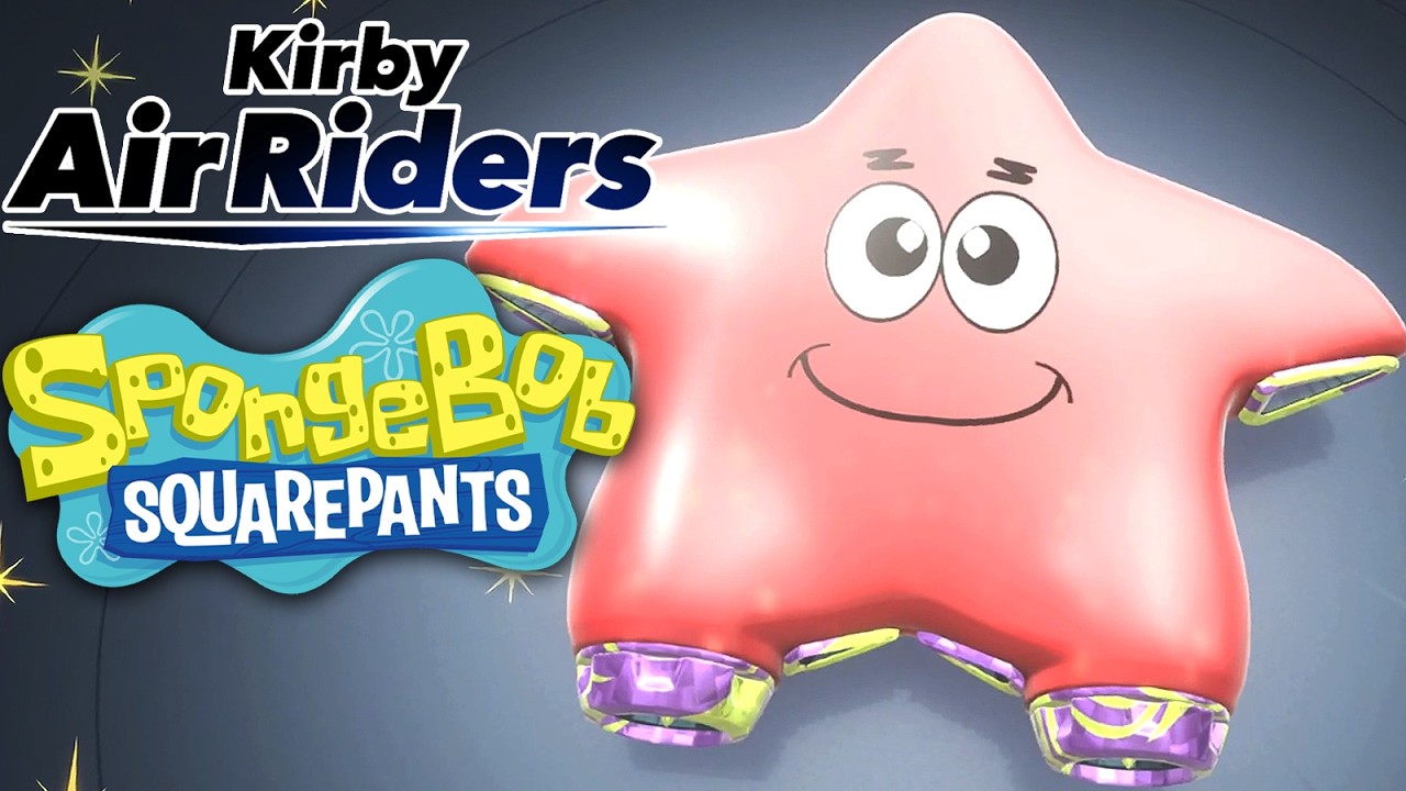 Машина Патрика из Kirby Air Riders Custom Flight Warp Star! (Кастомизация транспорта)