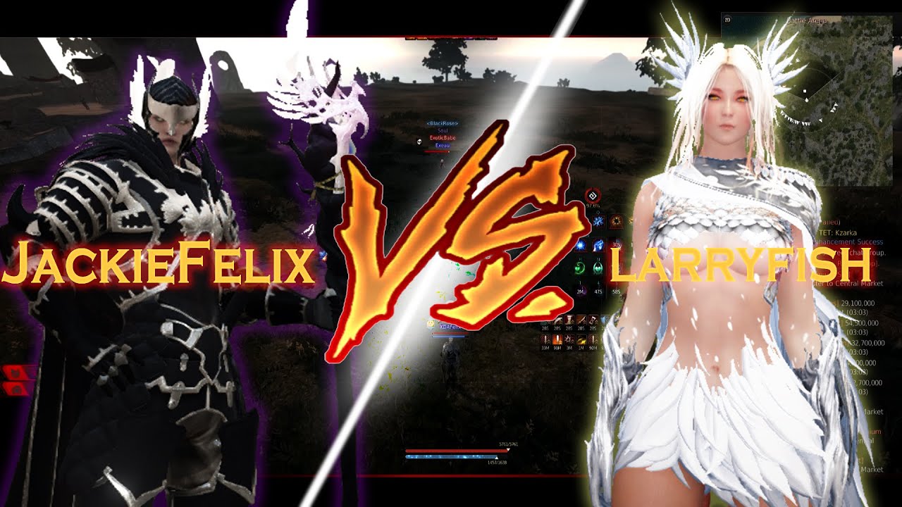BDO - 1v1 Duels - JackieFelix (SuccWiz) vs LarryFish (SuccValk)