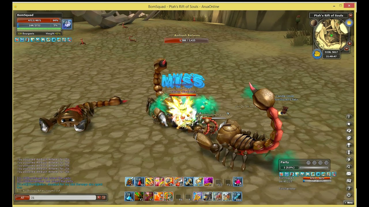 Aruarose: Farming Moldie Scorpion