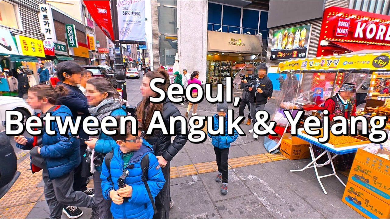 안국동에서 예장동까지 걸으며 만나는 서울 4KㅣASMRㅣNOISEㅣSeoul City Walk: A Scenic Stroll from Anguk to Yejang-dong
