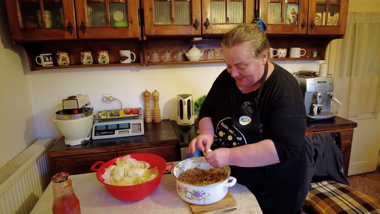 Sarmale de post cu păsat și ciuperci