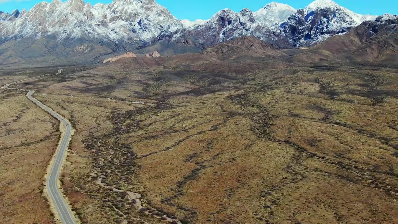 SNOW OVER THE ORGAN MOUNTAINS #ADRIANUNKNOWN