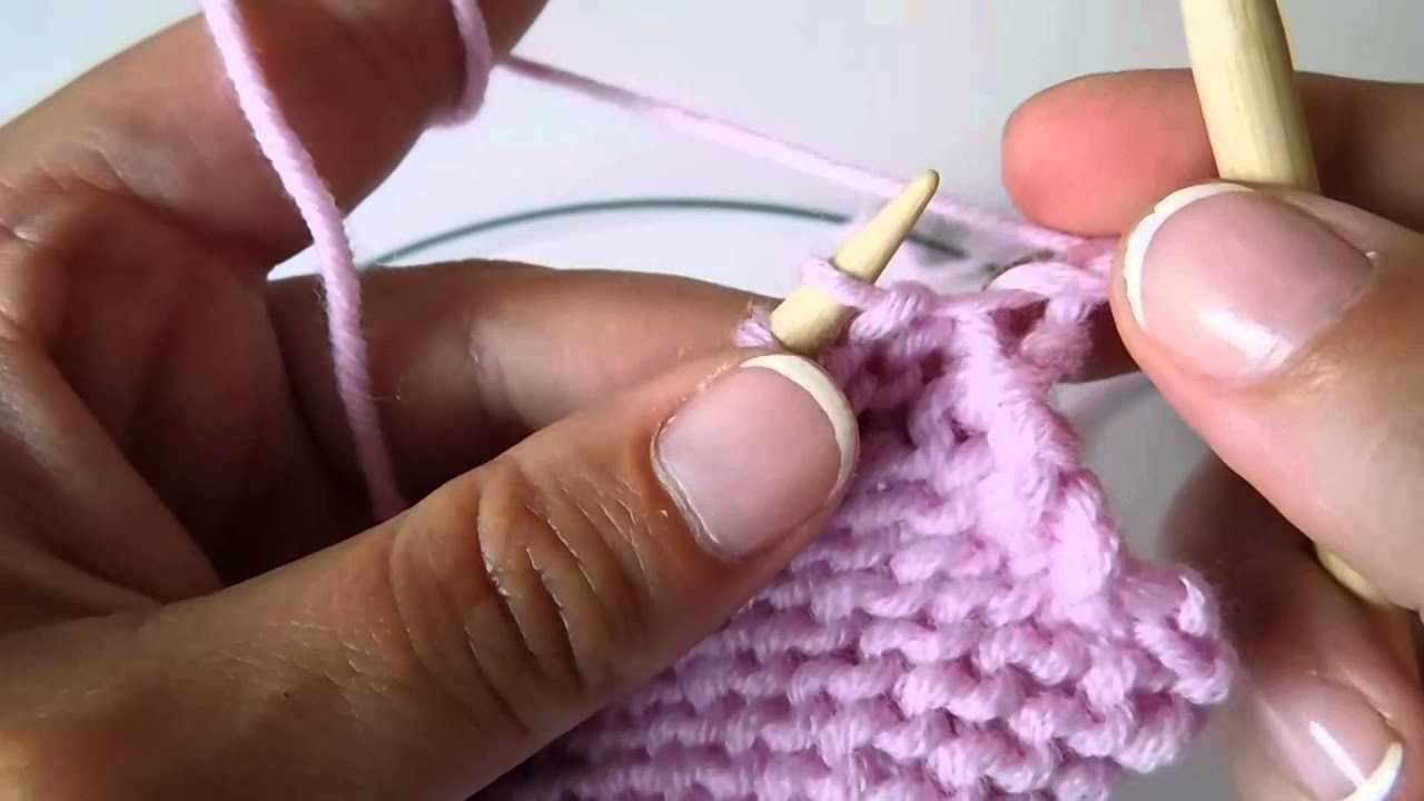 Glatt rechts stricken - Stricken für Anfänger