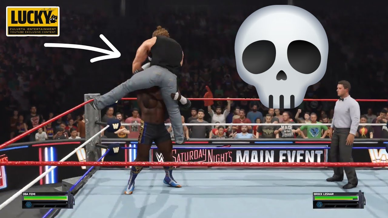 WWE 2K25 | Брок Леснар против Оба Феми на Extreme Rules | #wwe2k25